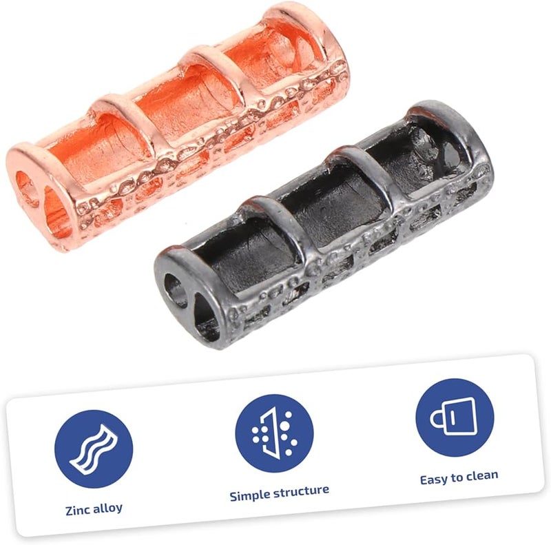 Zinc Alloy Watch Band Connectors Adapter Rose Gold 10Pcs Replacement Links for Men Women - Image 3